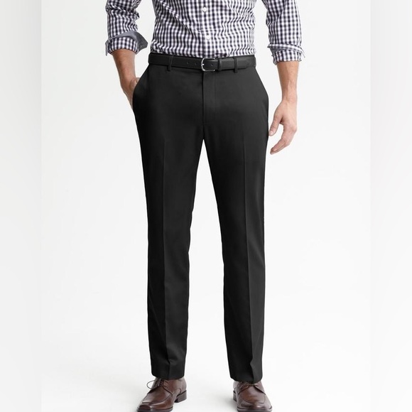 Banana Republic Other - Banana Republic Black Tailored Slim Fit Dress Pants